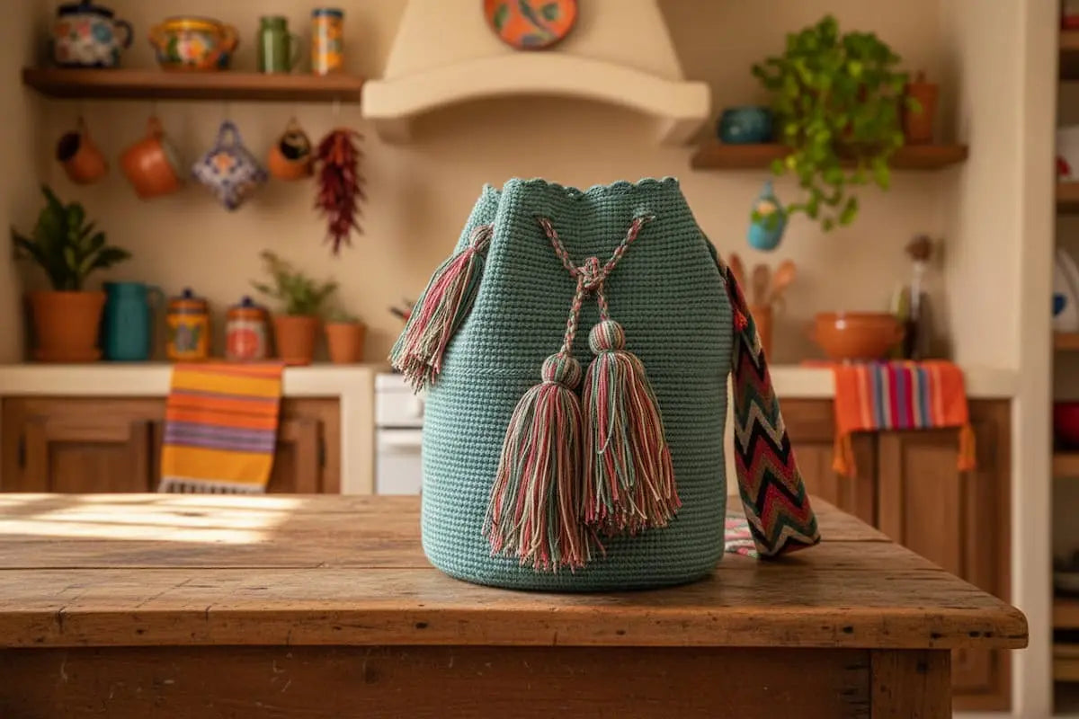 Large Wayuu Bags Monocolour - UK