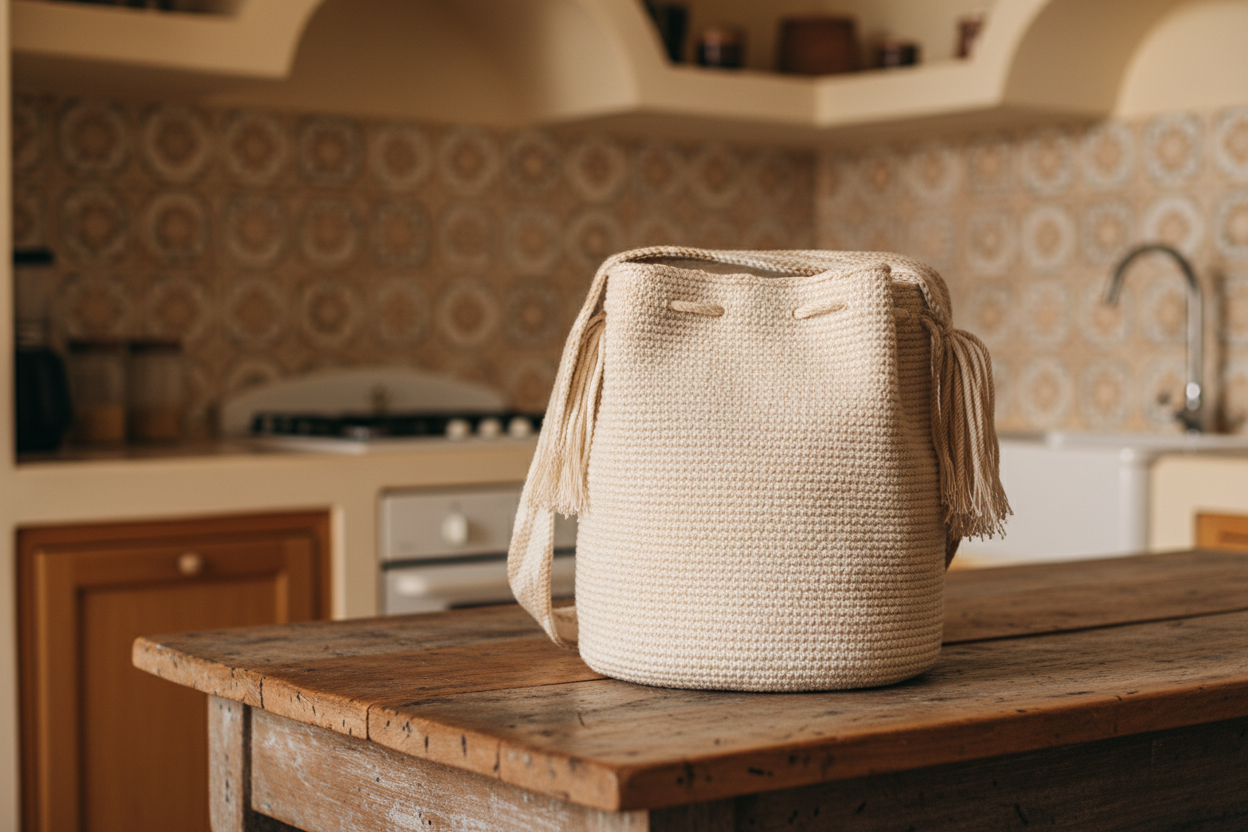 Large Wayuu Bag Light Beige – Original